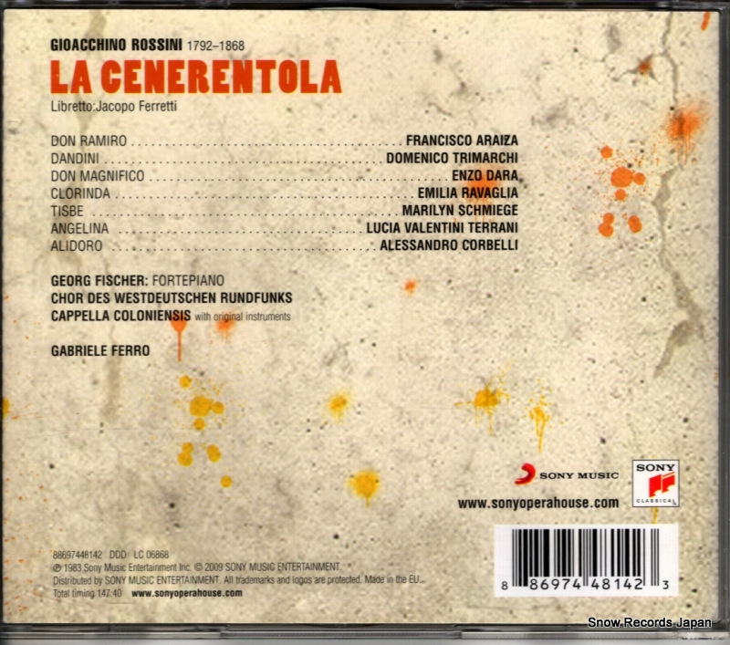 FERRO, GABRIELE rossini; la cenerentola 88697448142