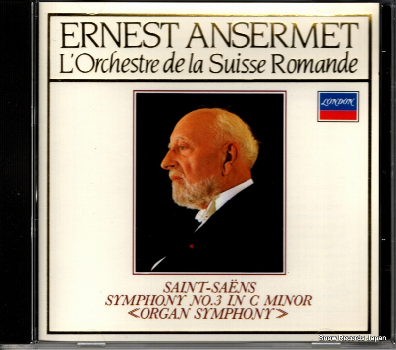ANSERMET, ERNEST saint-saens; symphony no.3 in c minor 