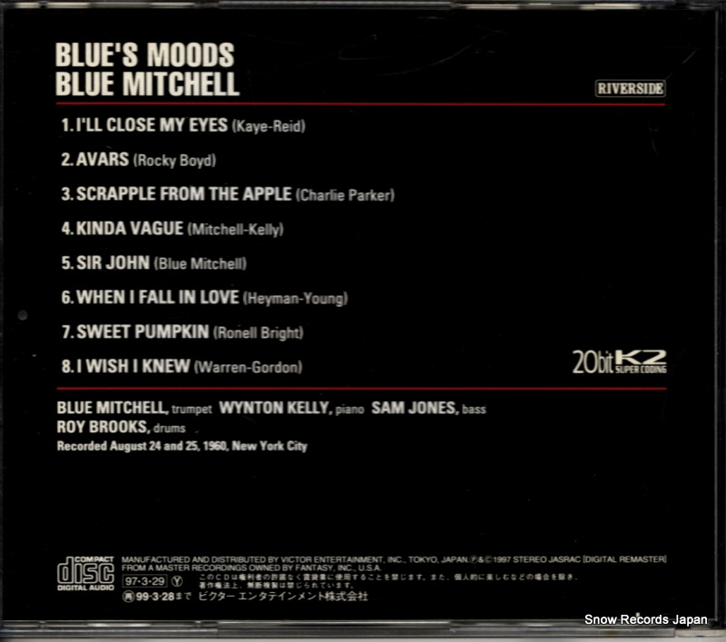 MITCHELL, BLUE blue's moods VICJ-41238 / VICJ-2226
