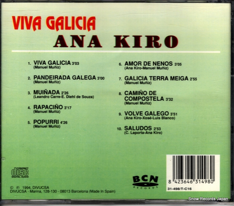 KIRO, ANA viva galicia 31-498