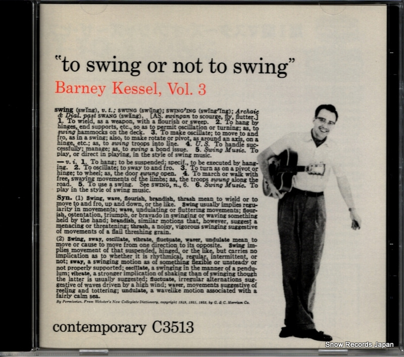 KESSEL, BARNEY vol.3, to swing or not to swing VICJ-2038 / VICJ-41378