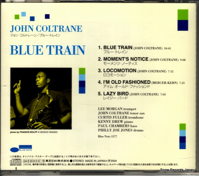 COLTRANE, JOHN blue train TOCJ-6404