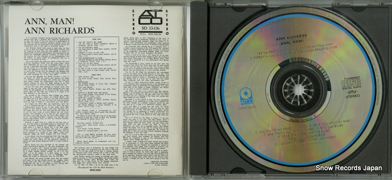 RICHARDS, ANN ann, man! WPCR-25022
