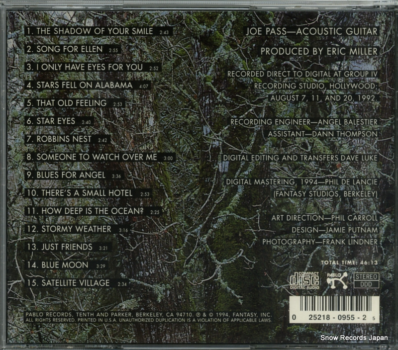 PASS, JOE songs for ellen PACD-2310-955-2