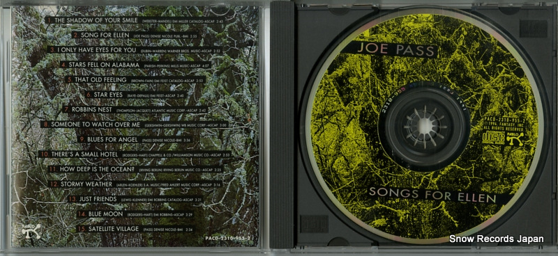 PASS, JOE songs for ellen PACD-2310-955-2