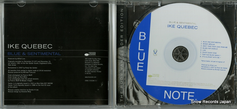 QUEBEC, IKE blue & sentimental 094639318421