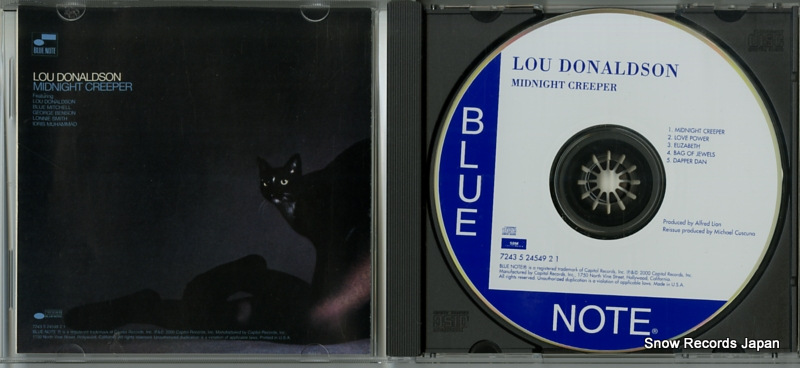 DONALDSON, LOU midnight creeper 724352454921