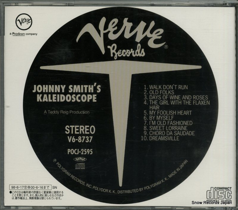 SMITH, JOHNNY johnny smith's kaleidoscope POCJ-2595