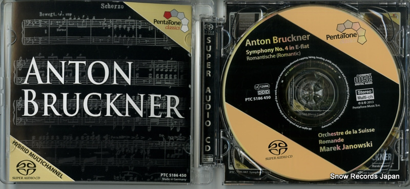 JANOWSKI, MAREK bruckner; symphony no.4 in e-flat 