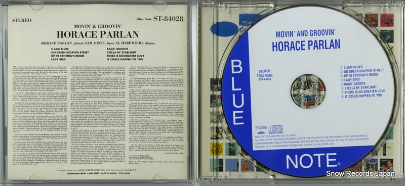 PARLAN, HORACE movin' & groovin' TOCJ-6590 / BST-84028