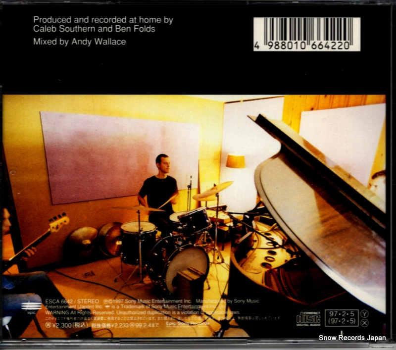 BEN FOLDS FIVE whatever and ever amen ESCA6642