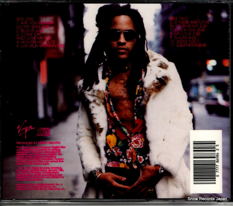 KRAVITZ, LENNY are you gonna go my way 077778698425 / V2-86984