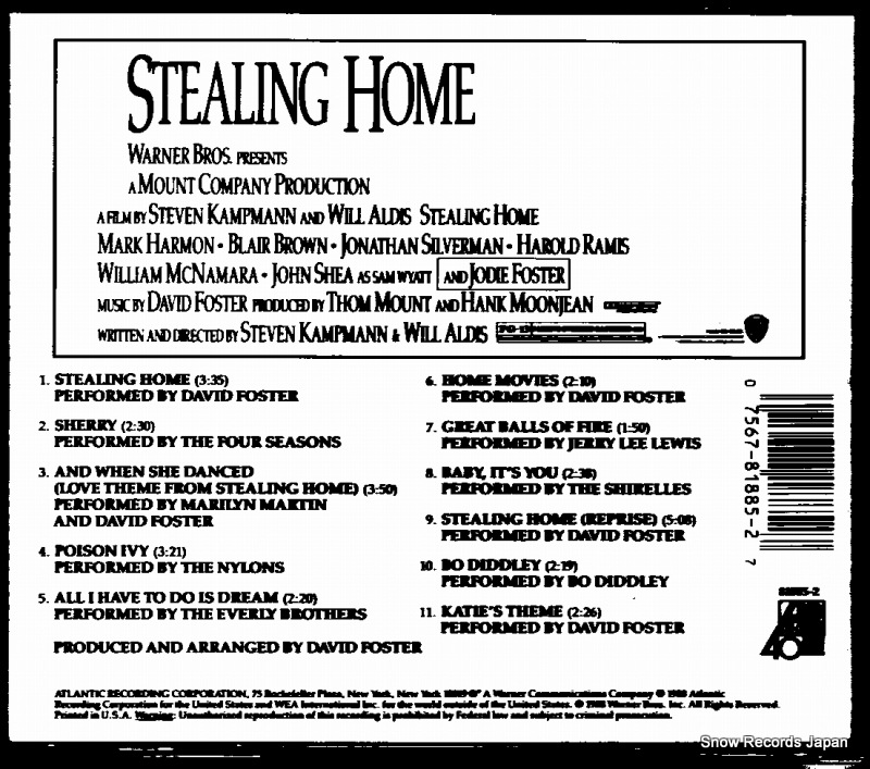 FOSTER, DAVID stealing home 781885-2