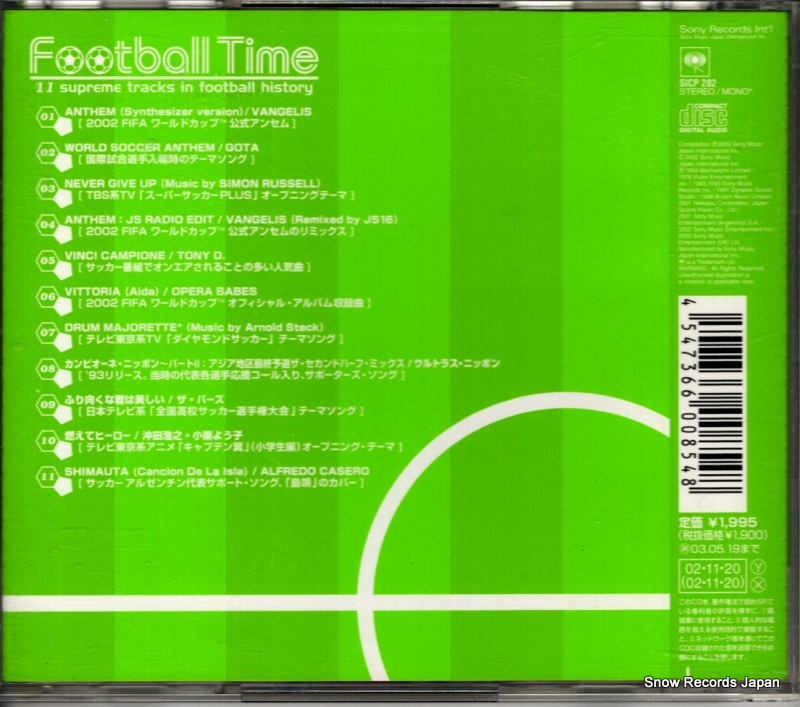 V/A football time SICP282