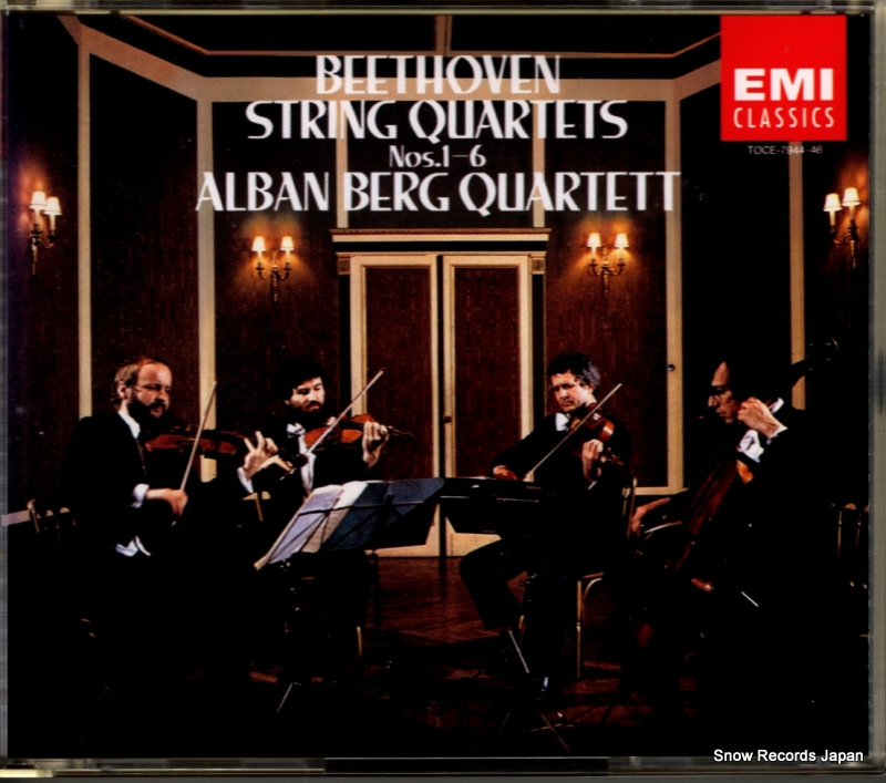 ウィーン・アルバン・ベルク四重奏団 ベートーヴェン:弦楽四重奏曲第1番〜6番 TOCE-7944