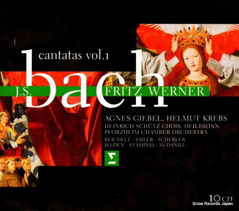 フリッツ・ヴェルナー bach; cantatas vol.1 256461401-2