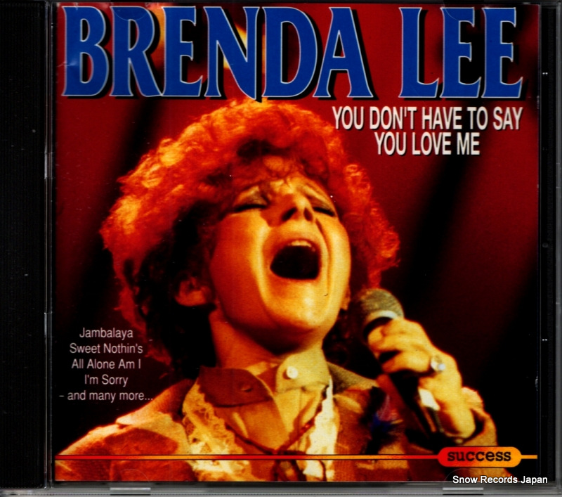 �֥������꡼ you don't have to say you love me 16112CD