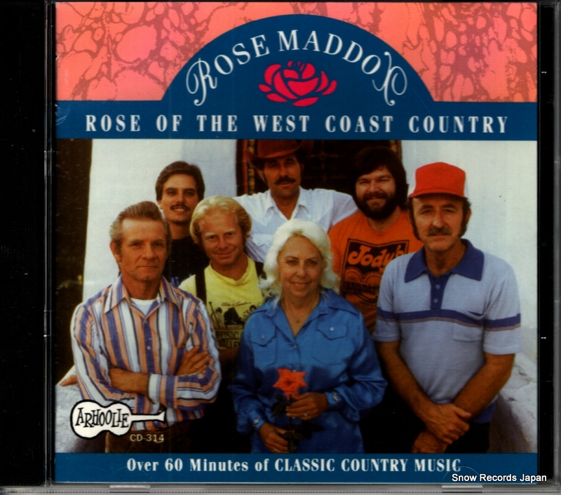 ローズ・マドックス rose of the west coast counry CD-314