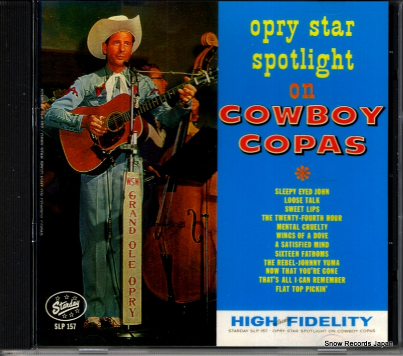 �����ܡ����������ץ� opry star spotlight on cowboy copas SCD-157