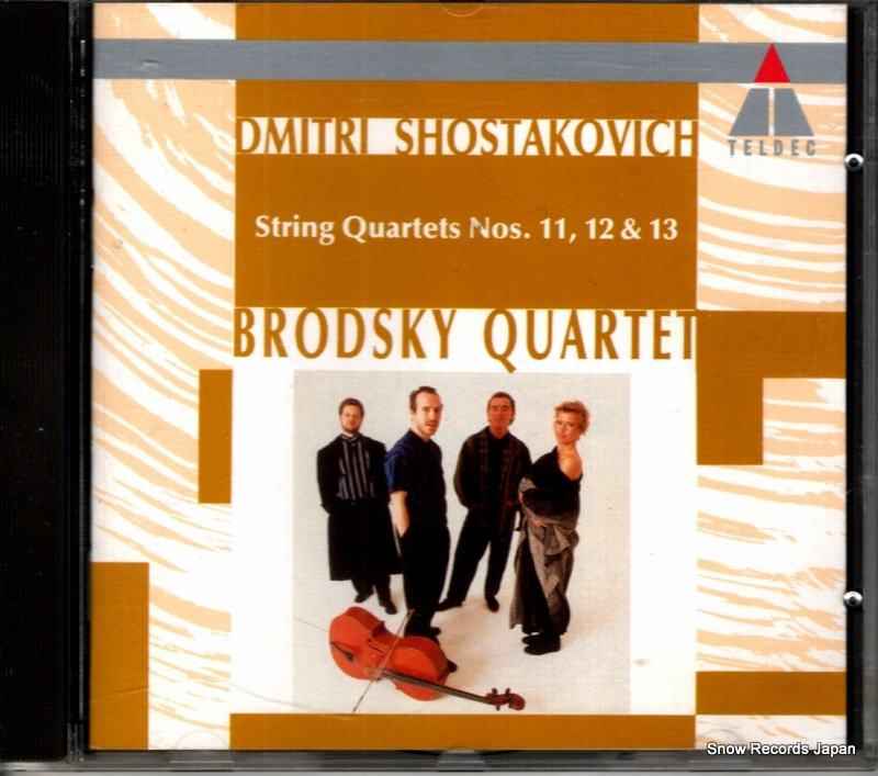 ブロドスキー弦楽四重奏団 shostakovich; string quartets nos.11, 12 & 13 9031-73109-2