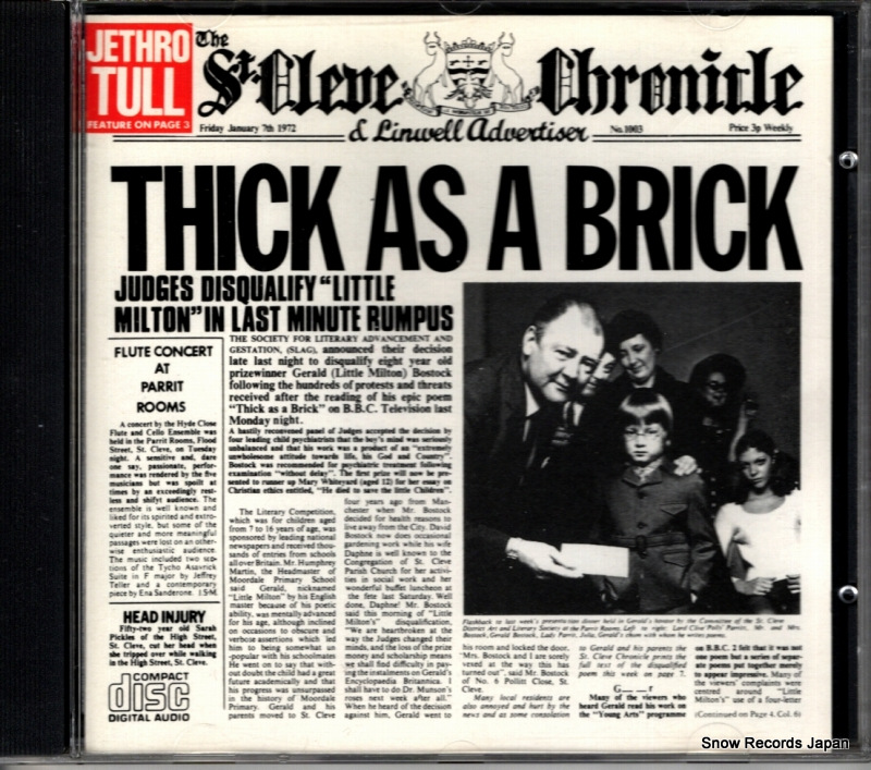 �������������� thick as a brick CDP3210032