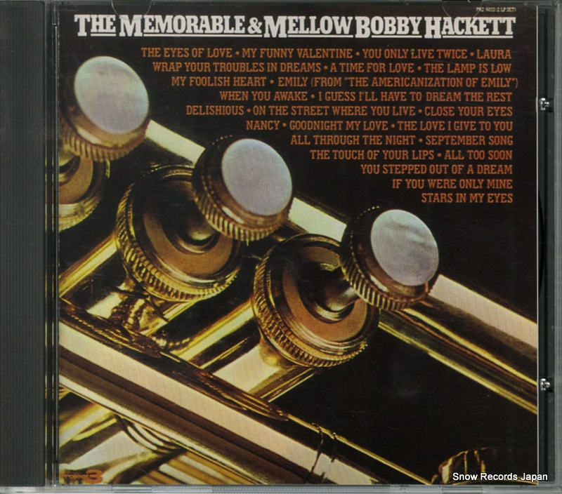 �ܥӡ����ϥ��å� the memorable & mellow bobby hackett PRD26033
