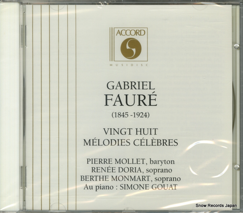 ���ߡ��롦���奤����⡼�� faure; vingt huit melodies celebres 204602