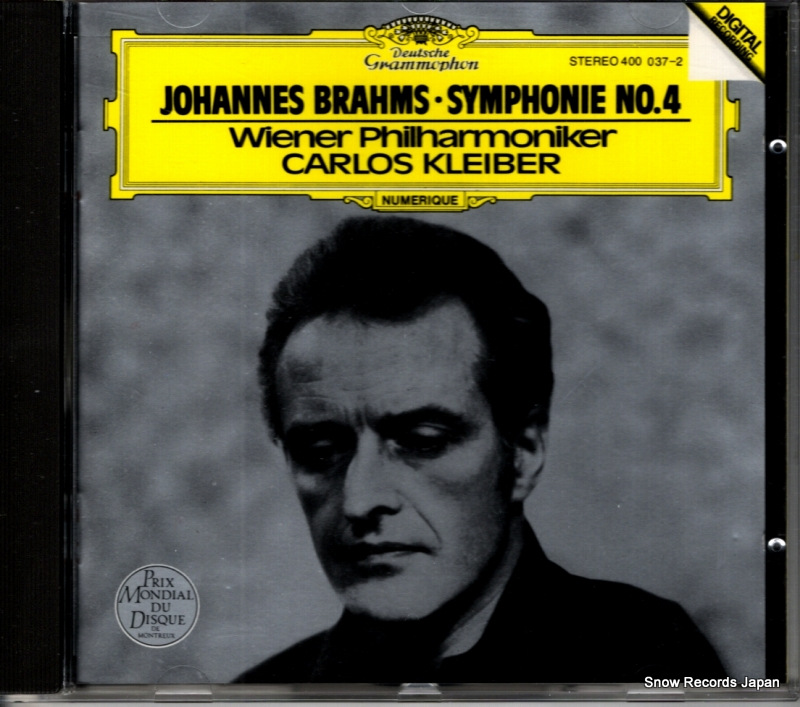 ������������饤�С� brahms; symphonie no.4 400037-2