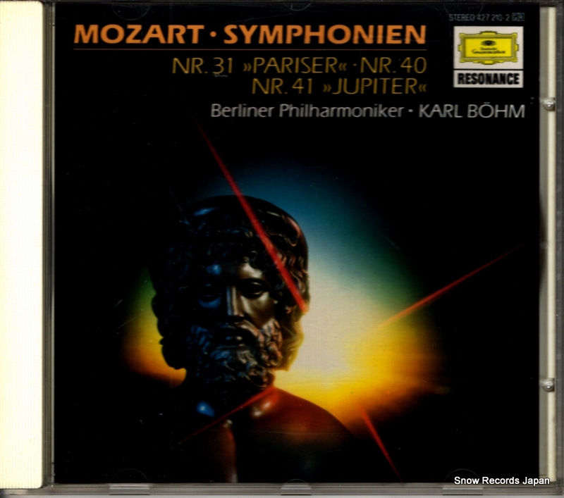 �����롦�١��� mozart; symphonien nr.31 & 40 & 41 427210-2