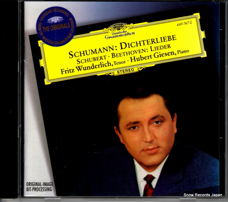 フリッツ・ヴンダーリッヒ/フーベルト・ギーゼン schumann; dichterliebe 449747-2