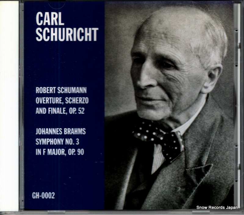カール・シューリヒト schumann; overture, scherzo and finale, op.52 GH-0002