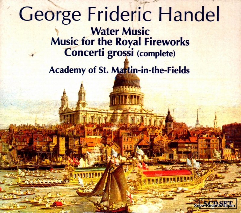 ネヴィル・マリナー handel; water music / music for the royal fireworks 99986