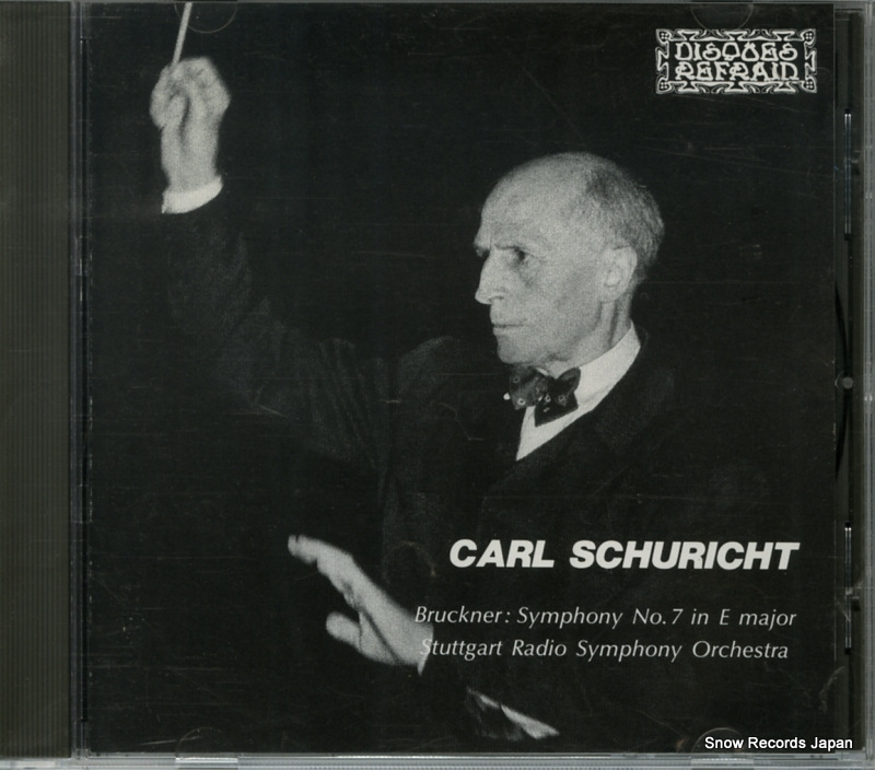 カール・シューリヒト bruckner; symphony no.7 in e major DR920017