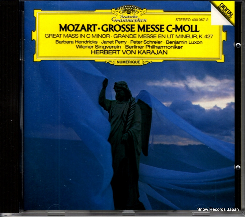 ヘルベルト・フォン・カラヤン mozart; grosse messe c-moll 400067-2