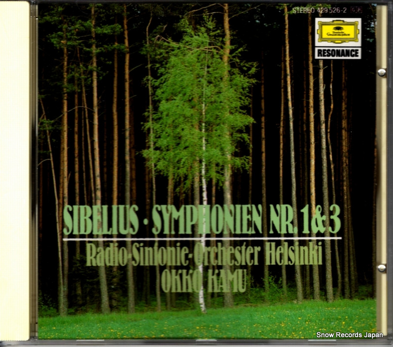 オッコ・カム sibelius; symphonien nr.1 & 3 429526-2