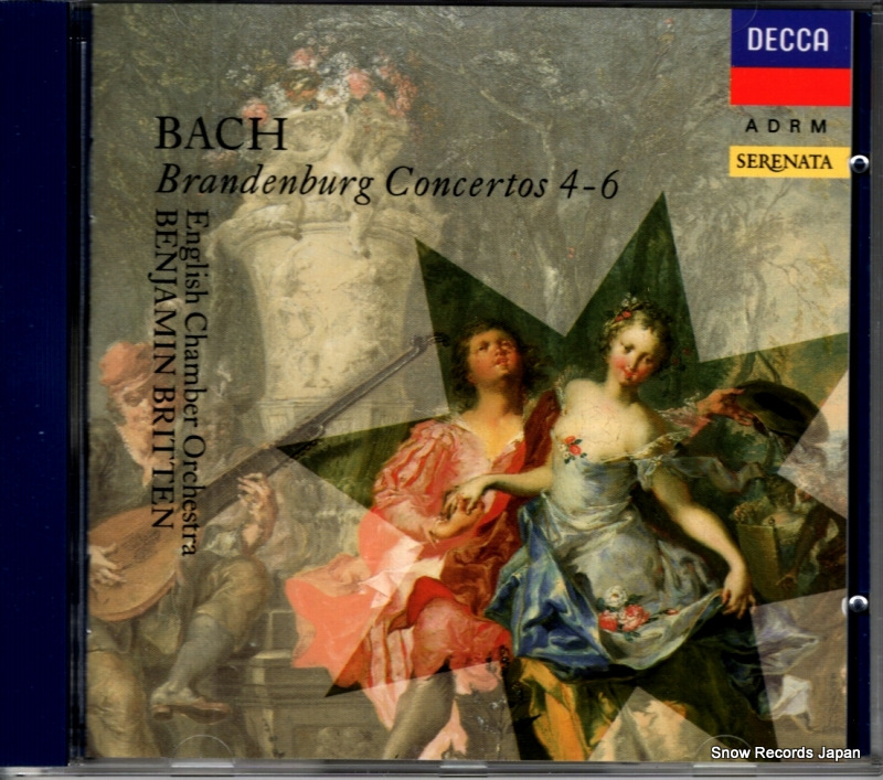 ベンジャミン・ブリテン bach; brandenburg concertos 4-6 425726-2