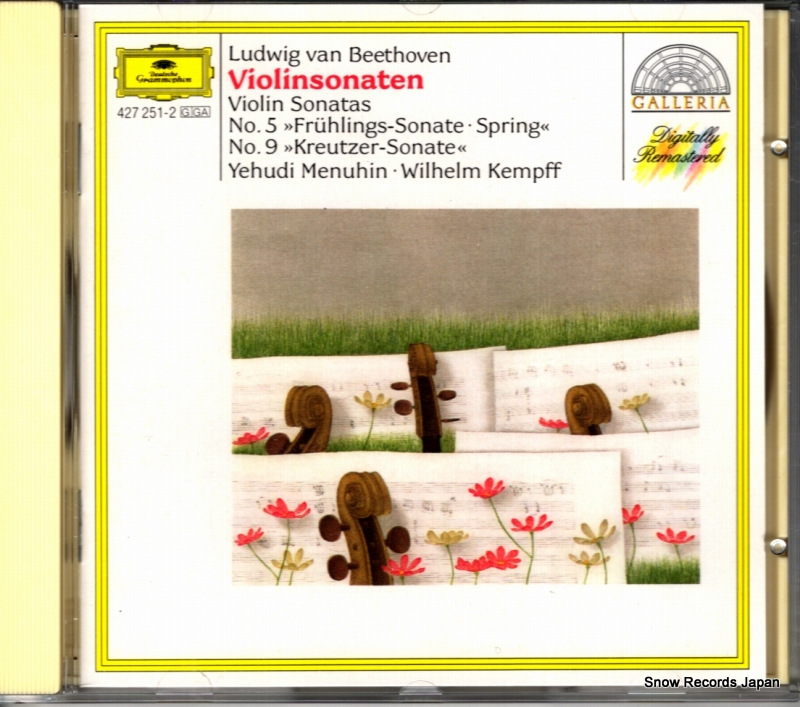 �桼�ǥ�����˥塼���󡿥�����إ�ࡦ����� beethoven; violinsonaten 427251-2