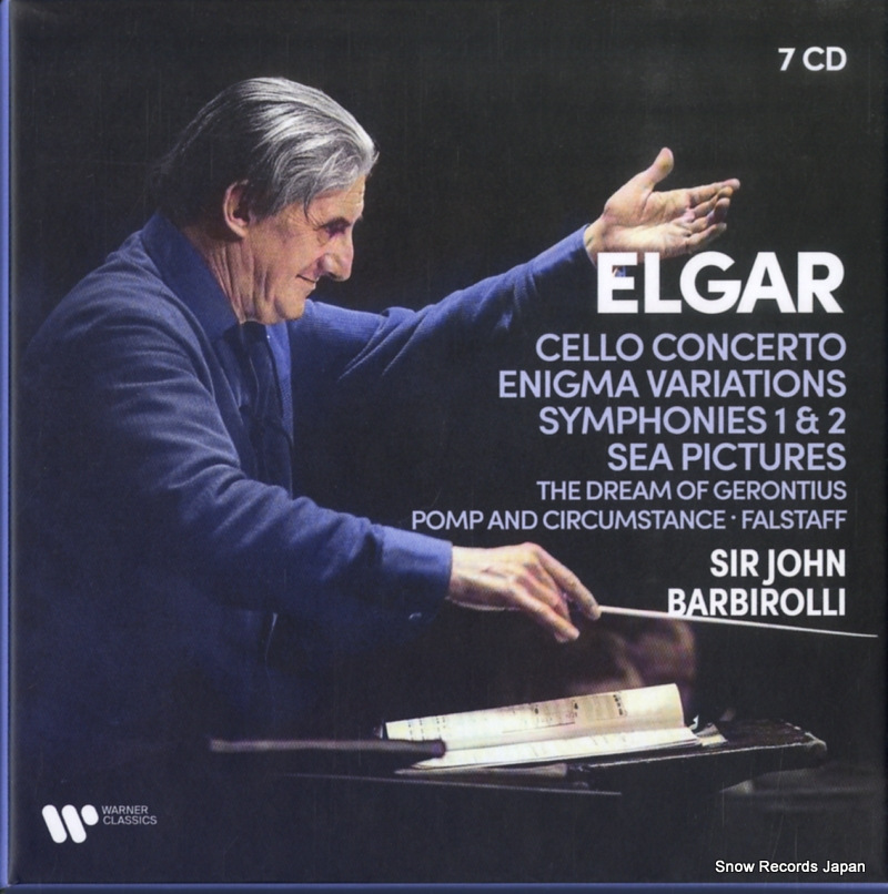 ジョン・バルビローリ elgar; cello concerto 0190296438424