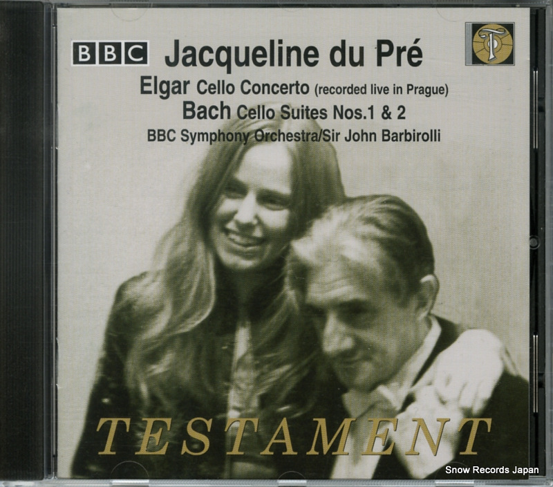 ジャクリーヌ・デュ・プレ elgar;cello concerto / bach;cello suites nos. 1 & 2 SBT-1388