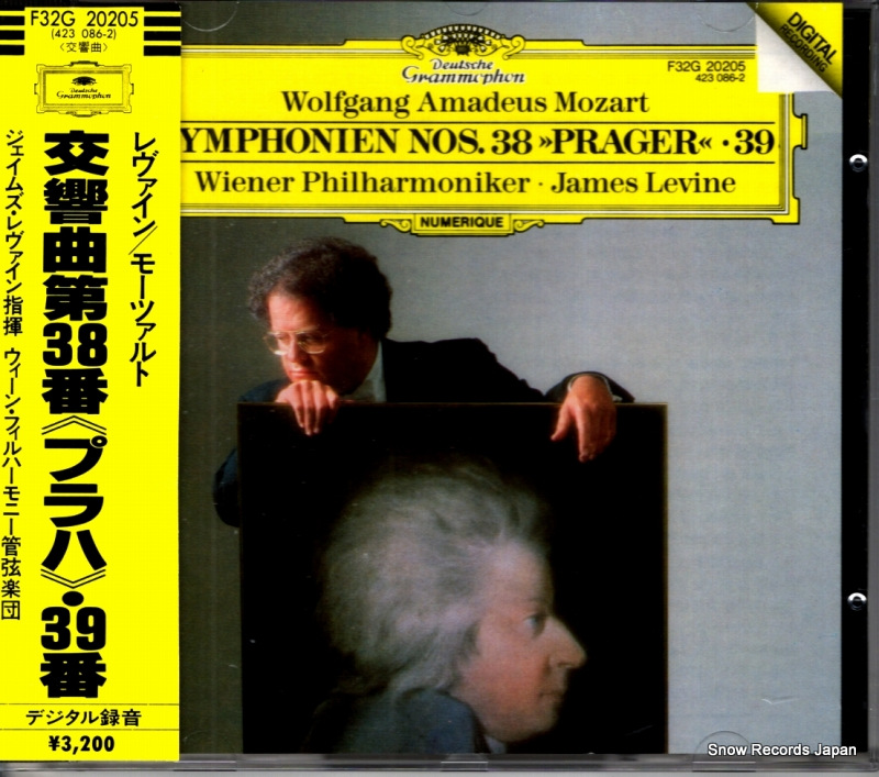 ジェームズ・レヴァイン モーツァルト:交響曲第38番「プラハ」・39番 F32G20205
