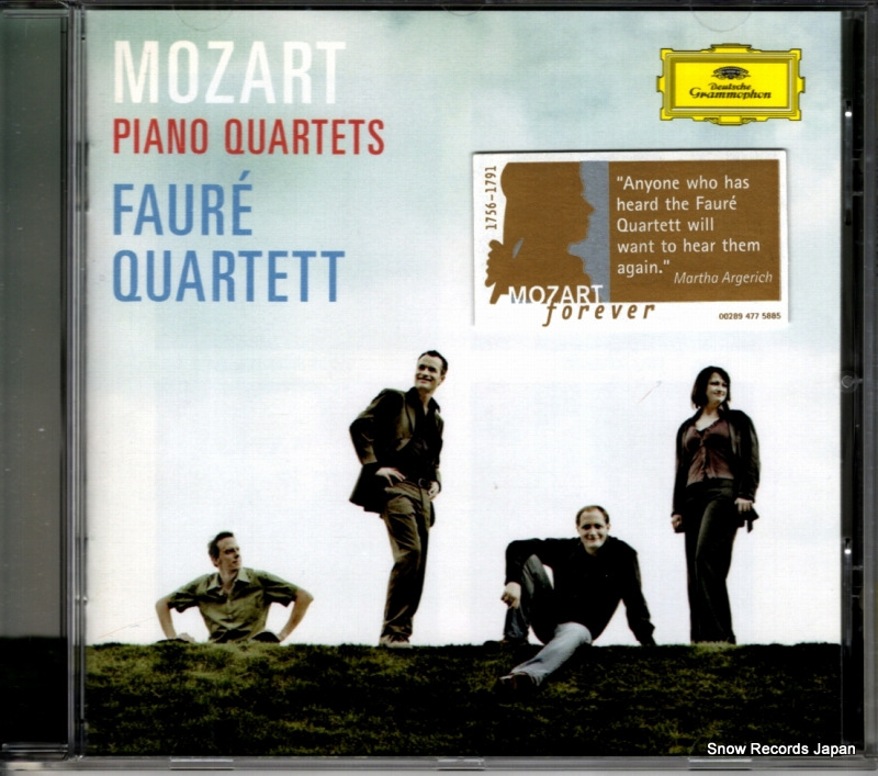 フォーレ四重奏団 mozart; piano quartets 002894775885