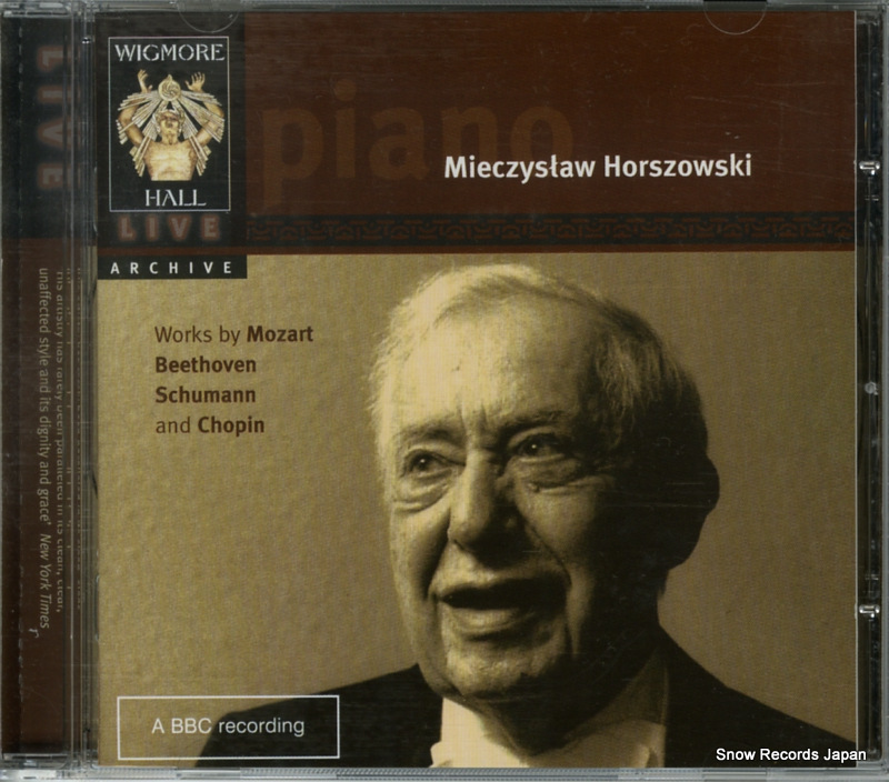 ミェチスワフ・ホルショフスキ works by mozart, beethoven, schumann and chopin WHLIVE0023