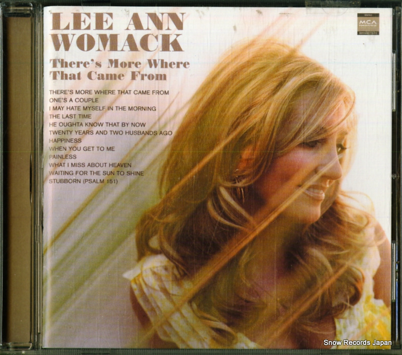 リー・アン・ウォマック there's more where that came from B0003073-02