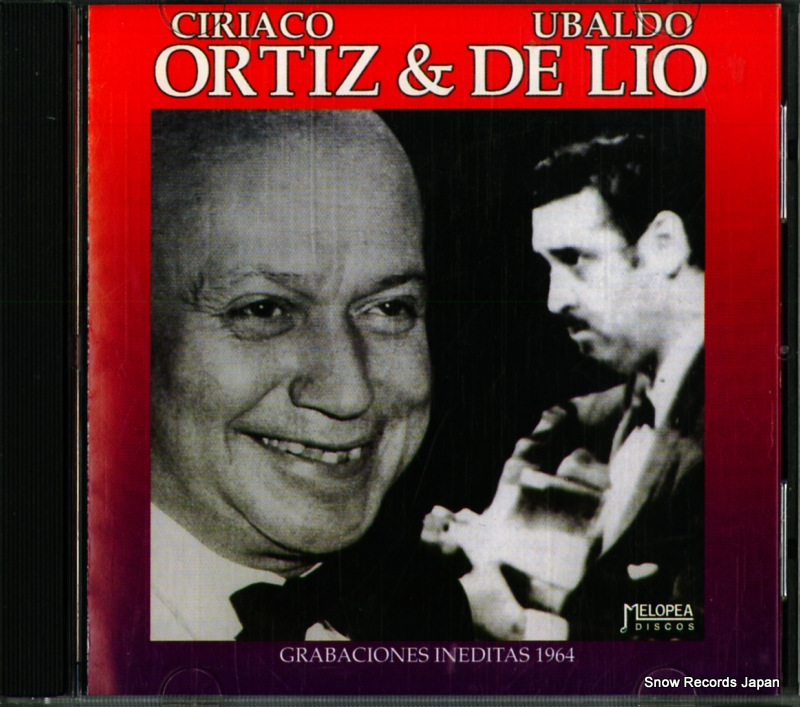シリアコ・オルティス&ウバルド・デ・リオ grabaciones ineditas 1964 CDMSE5126
