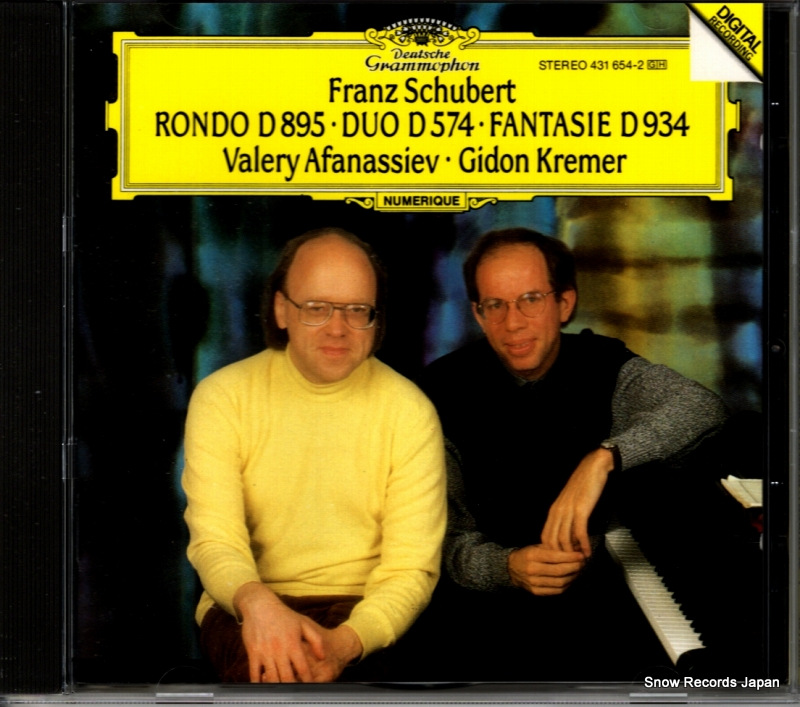 ���꡼�����ե��ʥ����ա����ɥ󡦥��졼��� schubert; rondo d895, duo d574, fantasie d934 431654-2