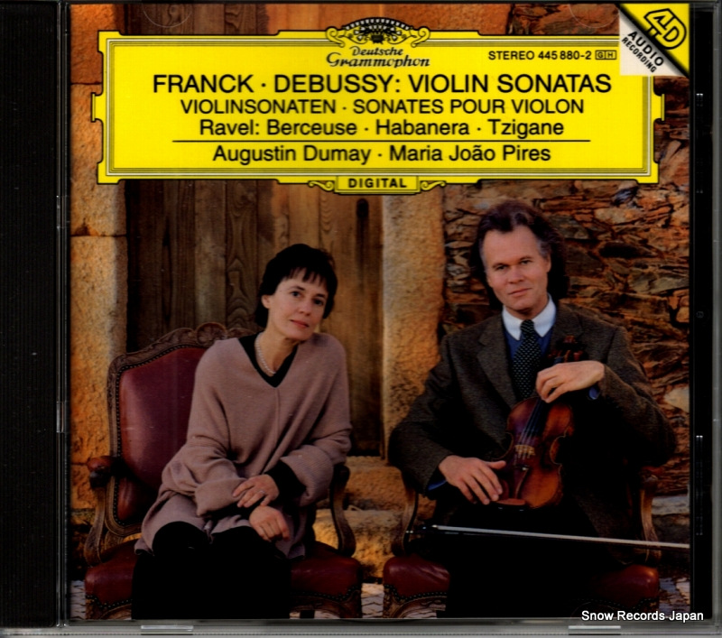 オーギュスタン・デュメイ/マリア・ジョアン・ピレシュ franck / debussy; violin sonatas 445880-2