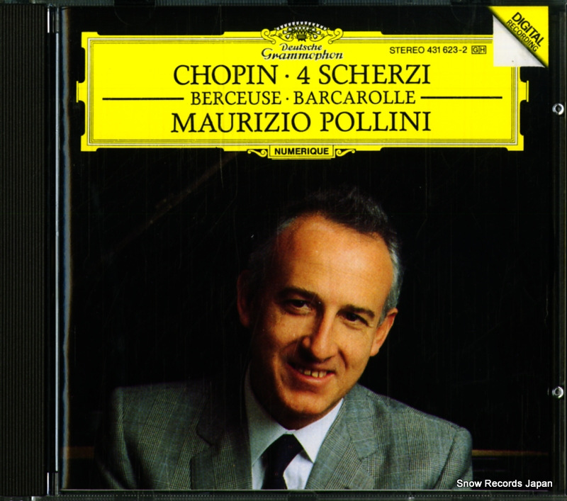 マウリツィオ・ポリーニ chopin; 4 scherzi / berceuse / barcarolle 431623-2