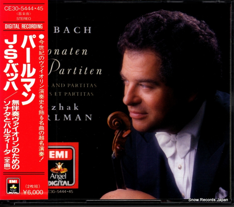 イツァーク・パールマン バッハ:無伴奏ヴァイオリンのためのソナタとパルティータ(全曲) CE30-5444