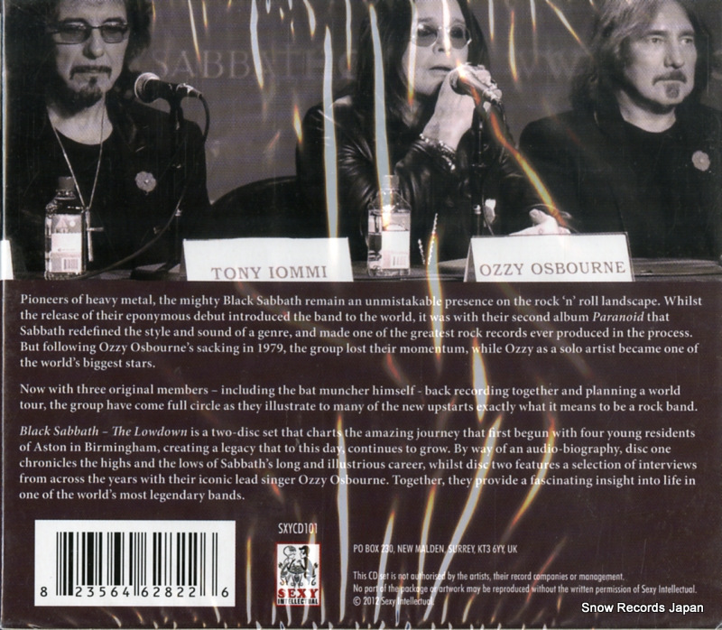 BLACK SABBATH the lowdown SXYCD101