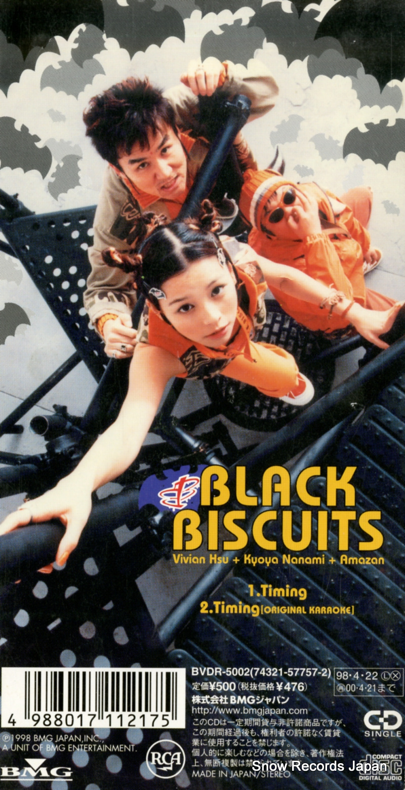 BLACK BISCUITS timing BVDR-5002